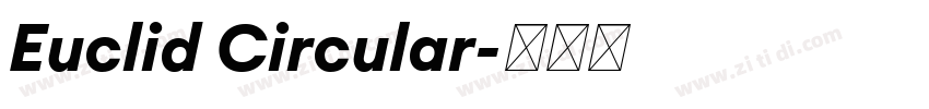 Euclid Circular字体转换